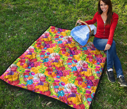 Candy And Jelly Pattern Print Quilt