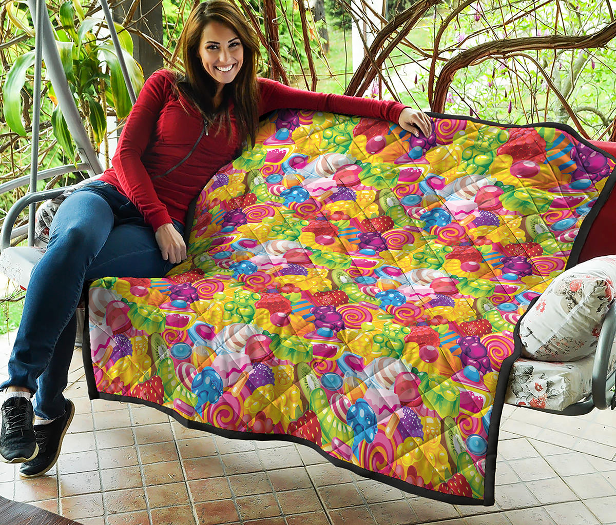 Candy And Jelly Pattern Print Quilt