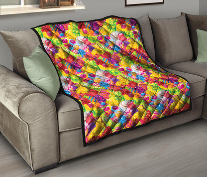 Candy And Jelly Pattern Print Quilt