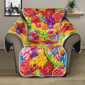 Candy And Jelly Pattern Print Recliner Protector