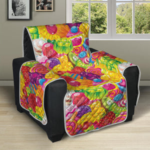 Candy And Jelly Pattern Print Recliner Protector