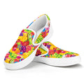 Candy And Jelly Pattern Print White Slip On Sneakers