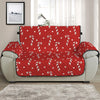 Candy Cane Polka Dot Pattern Print Half Sofa Protector