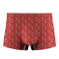 Candy Cane Polka Dot Pattern Print Men's Boxer Briefs