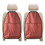 Candy Cane Stripe Pattern Print Car Seat Organizers