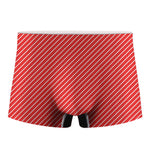 Candy Cane Striped Pattern Print Men's Boxer Briefs