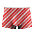 Candy Cane Stripes Pattern Print Men's Boxer Briefs