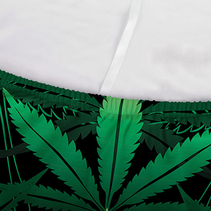 Cannabis Leaf Mandala Print Sofa Cover