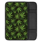 Cannabis Leaves Pattern Print Car Center Console Cover