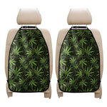 Cannabis Leaves Pattern Print Car Seat Organizers