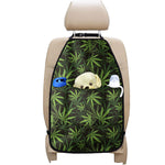Cannabis Leaves Pattern Print Car Seat Organizers