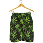 Cannabis Leaves Pattern Print Men's Shorts