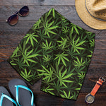 Cannabis Leaves Pattern Print Men's Shorts