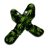 Cannabis Leaves Pattern Print Muay Thai Shin Guard