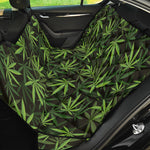 Cannabis Leaves Pattern Print Pet Car Back Seat Cover