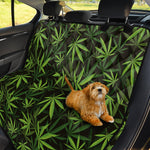 Cannabis Leaves Pattern Print Pet Car Back Seat Cover