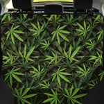 Cannabis Leaves Pattern Print Pet Car Back Seat Cover