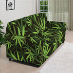 Cannabis Leaves Pattern Print Sofa Cover