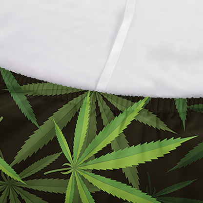 Cannabis Leaves Pattern Print Sofa Cover