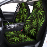 Cannabis Leaves Pattern Print Universal Fit Car Seat Covers