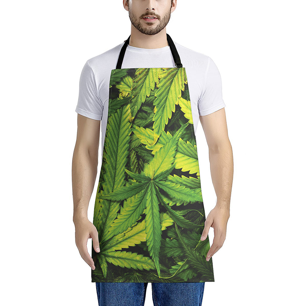 Cannabis Print Apron