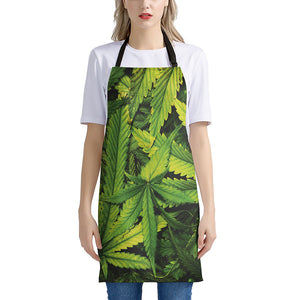 Cannabis Print Apron