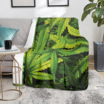 Cannabis Print Blanket