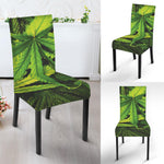 Cannabis Print Dining Chair Slipcover