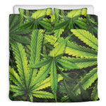 Cannabis Print Duvet Cover Bedding Set