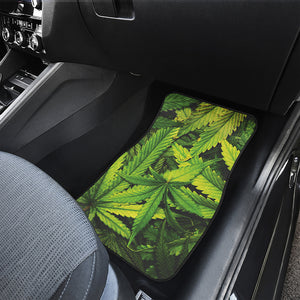 Cannabis Print Front and Back Car Floor Mats