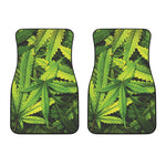 Cannabis Print Front Car Floor Mats