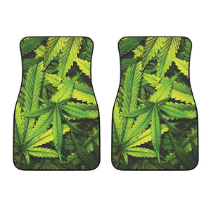 Cannabis Print Front Car Floor Mats