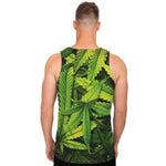 Cannabis Print Men's Tank Top