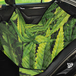 Cannabis Print Pet Car Back Seat Cover