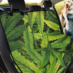 Cannabis Print Pet Car Back Seat Cover