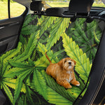 Cannabis Print Pet Car Back Seat Cover