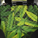 Cannabis Print Pet Car Back Seat Cover