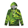 Cannabis Print Pullover Hoodie