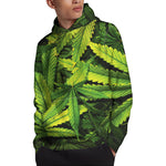 Cannabis Print Pullover Hoodie