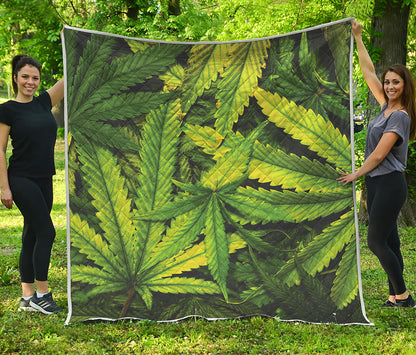 Cannabis Print Quilt
