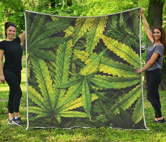 Cannabis Print Quilt
