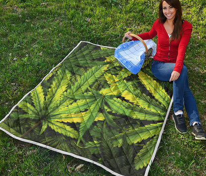 Cannabis Print Quilt