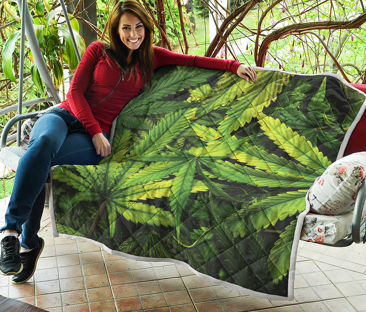 Cannabis Print Quilt