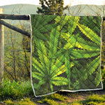 Cannabis Print Quilt
