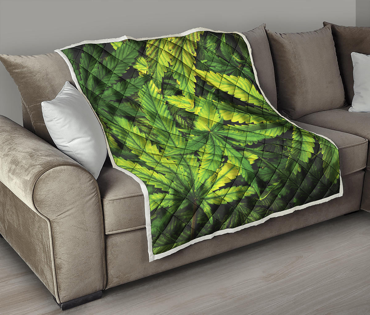 Cannabis Print Quilt