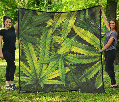 Cannabis Print Quilt