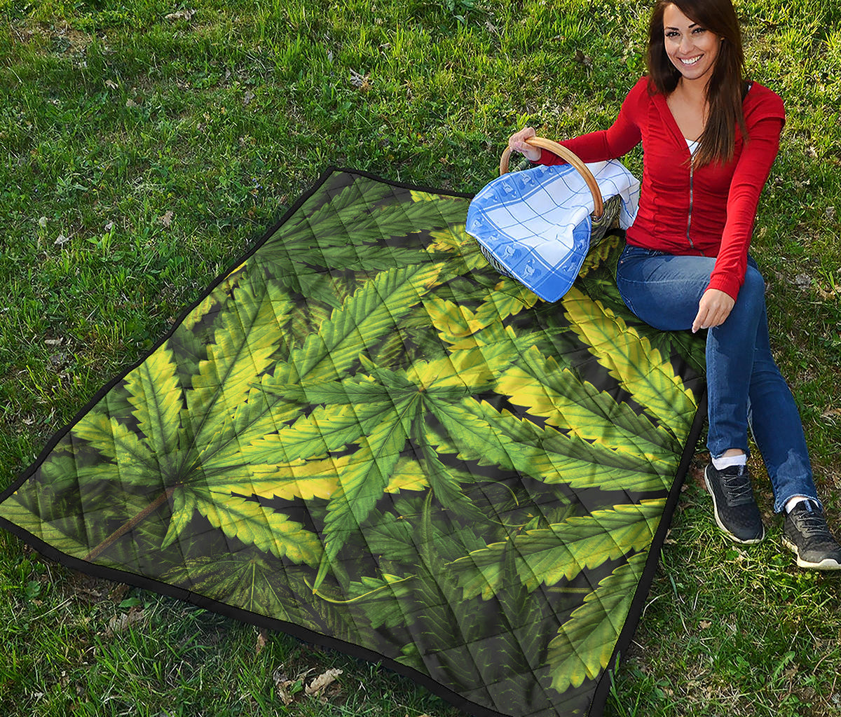 Cannabis Print Quilt