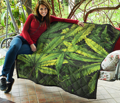 Cannabis Print Quilt