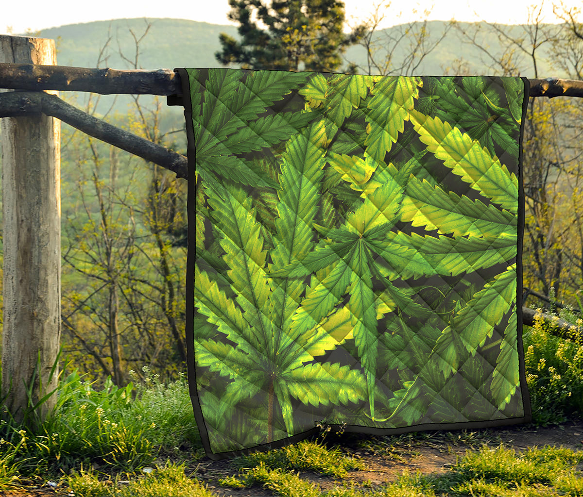 Cannabis Print Quilt