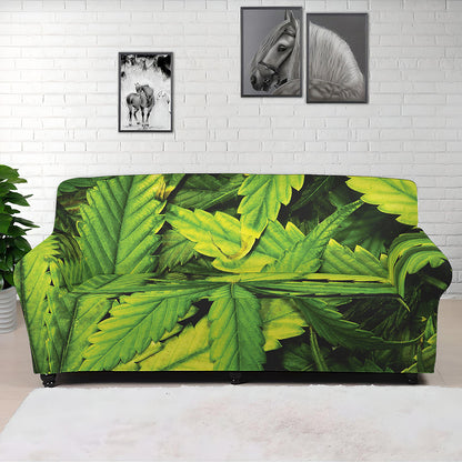Cannabis Print Sofa Cover